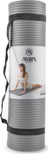 Amila Στρώμα Γυμναστικής Yoga-Pilates Γκρι 183x63x1.5cm 81730