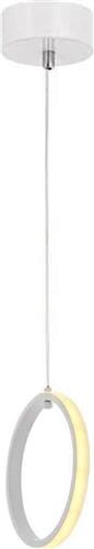 ArteLibre Alina Μοντέρνο Κρεμαστό Φωτιστικό με Ενσωματωμένο LED σε Λευκό Χρώμα 14301013