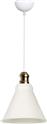 ArteLibre Anushka Μοντέρνο Κρεμαστό Φωτιστικό Μονόφωτο με Ντουί E27 σε Λευκό Χρώμα 14301026