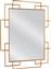 ArteLibre Arroch Καθρέπτης Τοίχου με Χρυσό Μεταλλικό Πλαίσιο 90x70cm