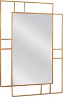 ArteLibre Arwen Καθρέπτης Τοίχου με Χρυσό Μεταλλικό Πλαίσιο 90x68cm