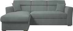 ArteLibre Audrey Γωνιακός Καναπές Κρεβάτι με Αριστερή Γωνία & Αποθηκευτικό Χώρο Ανοιχτό Γκρι 243x174cm