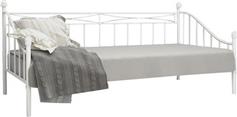 ArteLibre Audrey Κρεβάτι Μονό Μεταλλικό Λευκό 90x200cm