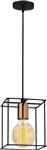 ArteLibre Ayla Μοντέρνο Κρεμαστό Φωτιστικό Μονόφωτο με Ντουί E27 σε Μαύρο Χρώμα 14301031