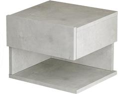 ArteLibre Chadwell Κομοδίνο Ξύλινο Γκρι 40x35.3x31.3cm