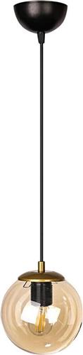 ArteLibre Deepal Μοντέρνο Κρεμαστό Φωτιστικό Μονόφωτο με Ντουί E27 σε Μαύρο Χρώμα 14301037
