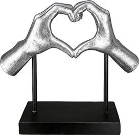 ArteLibre Διακοσμητική Καρδιά Πολυρητίνης 28.5x8.5x26.5cm 05160968