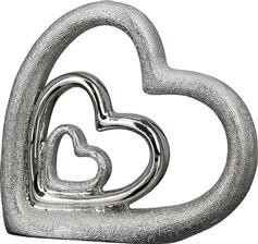 ArteLibre Διακοσμητική Καρδιά Πορσελάνης Υλικό 3x15x13cm 05160152