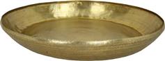 ArteLibre Διακοσμητική Πιατέλα Μεταλλική Χρυσή 57x57x8cm 05152729