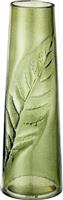 ArteLibre Διακοσμητικό Βάζο Γυάλινο Φύλλο Πράσινο 38cm 05160511