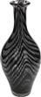ArteLibre Διακοσμητικό Βάζο Γυάλινο Μαύρο 14x14x32.5cm 05150087