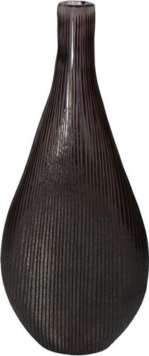 ArteLibre Διακοσμητικό Βάζο Γυάλινο Μαύρο 16.5x7x40cm 05150198