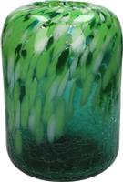 ArteLibre Διακοσμητικό Βάζο Γυάλινο Πράσινο 16.5x16.5x23cm 05152975
