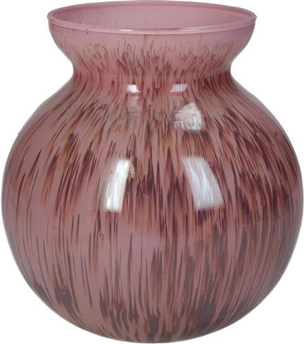ArteLibre Διακοσμητικό Βάζο Γυάλινο Ροζ 15x15x16cm 05154938