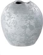 ArteLibre Διακοσμητικό Βάζο Κεραμικό Ασημί 22cm 05160146