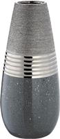 ArteLibre Διακοσμητικό Βάζο Κεραμικό Ασημί-Γκρι 18.5x38.5cm 05160428