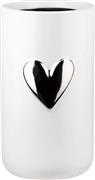 ArteLibre Διακοσμητικό Βάζο Κεραμικό Λευκό 9x9x16cm 05161494