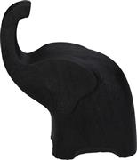 ArteLibre Διακοσμητικός Ελέφαντας Πολυρητίνης σε Μαύρο 12.5x6.5x15cm 05155158