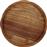 ArteLibre Δίσκος Σερβιρίσματος από Ξύλο με Λαβή σε Καφέ Χρώμα 25.4x25.4x2.5cm 05150069