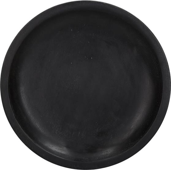 ArteLibre Δίσκος Σερβιρίσματος από Ξύλο με Λαβή σε Μαύρο Χρώμα 20.3x20.3x2.5cm 05150076