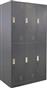 ArteLibre Earnil Φοριαμός Μεταλλικός με 6 Ντουλάπια 90x45x185cm