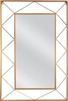 ArteLibre Elessar Καθρέπτης Τοίχου με Χρυσό Μεταλλικό Πλαίσιο 90x58cm