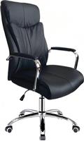 ArteLibre Elgin Καρέκλα Γραφείου PU Μαύρη 79x62.5x117-125cm