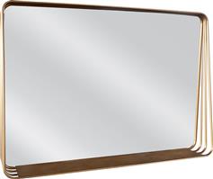 ArteLibre Elmo Καθρέπτης Τοίχου με Χρυσό Μεταλλικό Πλαίσιο 55x80cm