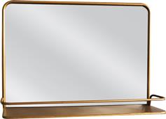 ArteLibre Eorl Καθρέπτης Τοίχου με Χρυσό Μεταλλικό Πλαίσιο 40x60cm
