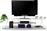 ArteLibre Έπιπλο Τηλεόρασης Tars Ξύλινο Λευκό-Χρώμιο Μ143xΠ30xΥ31cm
