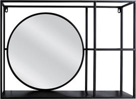 ArteLibre Erendis Καθρέπτης Τοίχου με Μαύρο Μεταλλικό Πλαίσιο 50x70cm