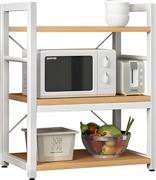 ArteLibre Fox Ραφιέρα Κουζίνας σε Λευκό Χρώμα 60x36x78cm 14370234