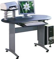 ArteLibre Γραφείο Υπολογιστή Dilenia Ξύλινο με Μεταλλικά Πόδια Μαύρο 120x55x98cm