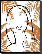 ArteLibre Γυναικεία Φιγούρα Κάδρο σε Καμβά 60x80cm 14690016