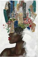 ArteLibre Γυναικεία Φιγούρα Πίνακας σε Καμβά 80x100cm 14690033