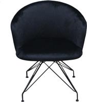 ArteLibre Johan Πολυθρόνα σε Μαύρο Χρώμα 63.5x51x77cm 14480013