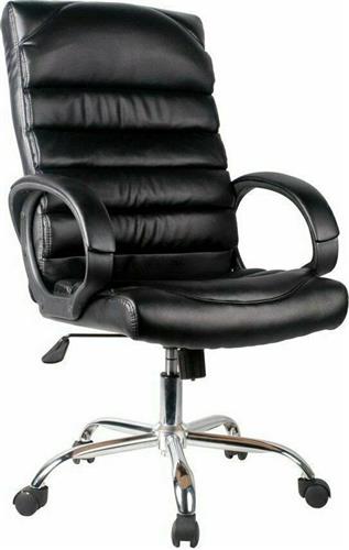 ArteLibre Καρέκλα Διευθυντική με Μπράτσα Moly Μαύρη