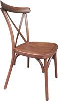 ArteLibre Καρέκλα Εξωτερικού Χώρου Αλουμινίου Chad Καφέ 44x52x87cm 14840061