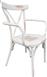 ArteLibre Καρέκλα Εξωτερικού Χώρου Αλουμινίου Thomsons Λευκή 52x52x87cm 14840076