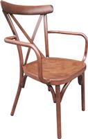ArteLibre Καρέκλα Εξωτερικού Χώρου Μπαμπού Thomsons Μπαμπού 52x52x87cm 14840075