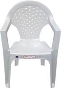 ArteLibre Καρέκλα Εξωτερικού Χώρου Πλαστική Λευκή 56x55x79cm
