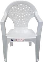 ArteLibre Καρέκλα Εξωτερικού Χώρου Πλαστική Λευκή 56x55x79cm