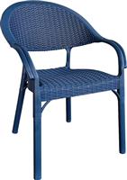 ArteLibre Καρέκλα Εξωτερικού Χώρου Πολυπροπυλενίου Eco Μπλε 59x55x84cm 14720030