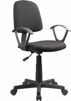 ArteLibre Καρέκλα Γραφείου με Μπράτσα Δάφνη Μαύρη