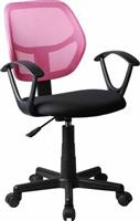 ArteLibre Καρέκλα Γραφείου με Μπράτσα Ροζ