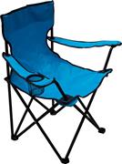 ArteLibre Καρέκλα Παραλίας με Μεταλλικό Σκελετό σε Μπλε Χρώμα 50x50x80cm 14660016