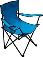 ArteLibre Καρέκλα Παραλίας με Μεταλλικό Σκελετό σε Μπλε Χρώμα 50x50x80cm 14660016