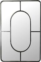 ArteLibre Καθρέπτης Τοίχου με Μαύρο Μεταλλικό Πλαίσιο 98.5x68cm 05152318