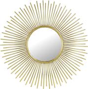 ArteLibre Καθρέπτης Τοίχου με Χρυσό Μεταλλικό Πλαίσιο 75.5x75.5cm 05151635