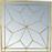 ArteLibre Καθρέπτης Τοίχου με Χρυσό Μεταλλικό Πλαίσιο 84x84cm 05151646